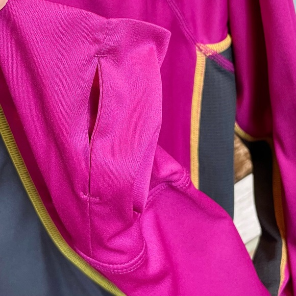 Women’s Marmot Quarter Zip Fuchshia Pullover Long Sleeve Base Layer Size XL - Picture 9 of 11